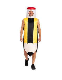 Costume matita taglia unica - di alta qualità, ideale per il Carnevale, feste a tema ed eventi speciali. 2